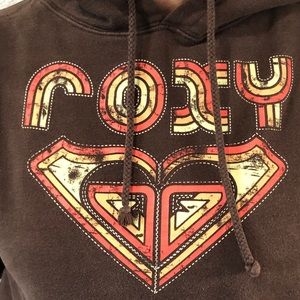 ROXY, Womens, Brown, Medium, Hoodie / Sweatshirt